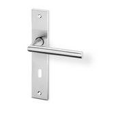 Kování interiérové DORA HR ECO klika/klika 72 mm klíč nerez - Kliky, okenní a dveřní kování, panty Kování dveřní Kování dveřní mezip. hliník, bez PÚ