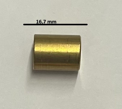 Kolík prodloužený 16,7mm KABA - Vložky,zámky,klíče,frézky Vložky cylindrické Vložky ND