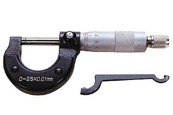 Mikrometr třmenový 0-25 mm, 0,01 mm - Nářadí ruční a elektrické, měřidla Měřidla Měřítka, úhloměry, úhelníky