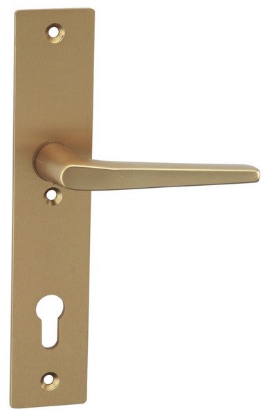Kování bezpečnostní ATLAS klika/klika 72 mm vložka F4 bronzový elox - Kliky, okenní a dveřní kování, panty Kování dveřní Kování dveřní bezpečnostní
