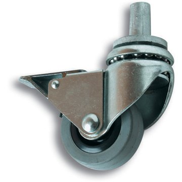 Kolečko otočné průměr 50 mm - čep+brzda Kolečko otočné průměr 50 mm - čep+brzda - Žebříky, manipul.technika, kolečka Kolečka, kluzáky Kolečka nábytková, příslušenství