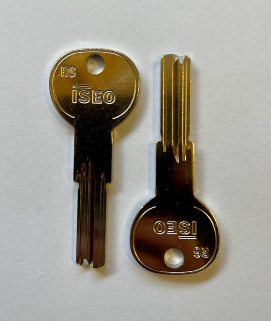 Klíč OK442 ISEO R6 /důlk./ - Vložky,zámky,klíče,frézky Klíče odlitky Klíče cylindrické