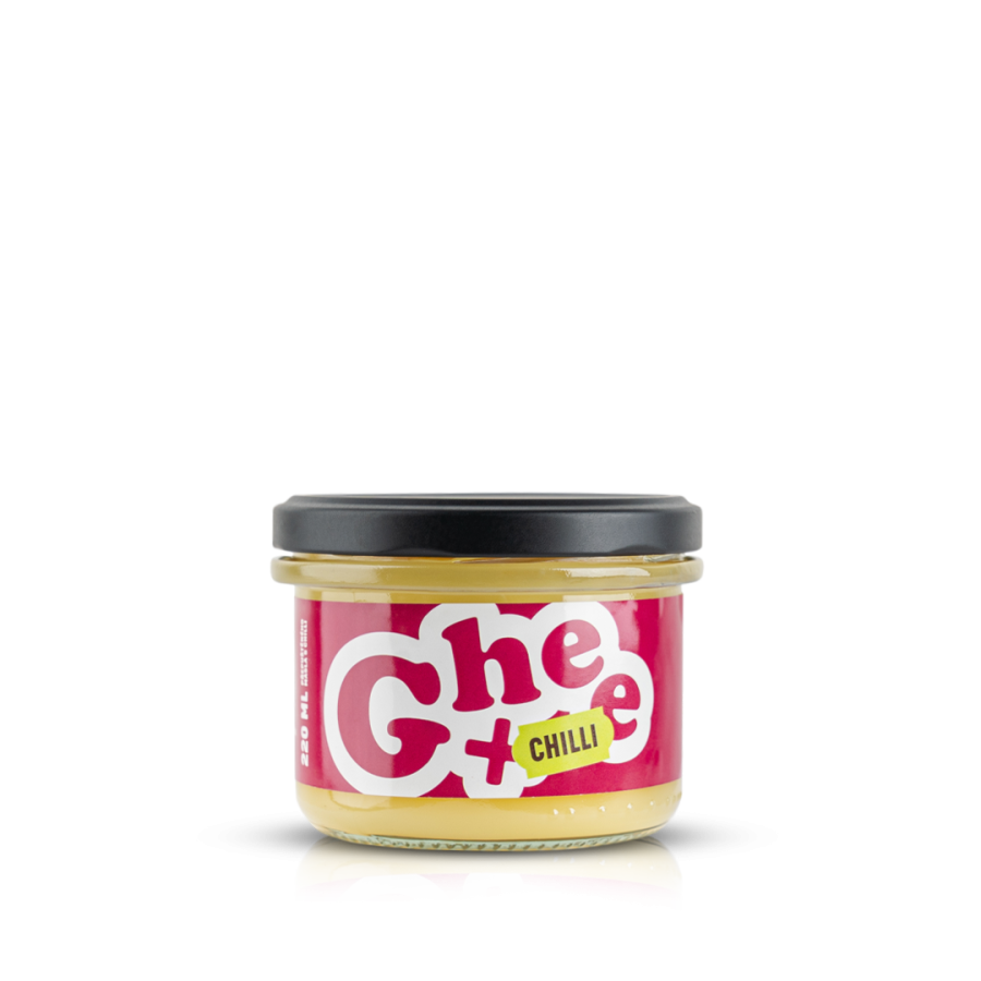 Ghee - přepuštěné máslo chilli 220 ml - Delikatesy, dárky Delikatesy