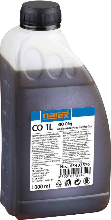 Olej řetězový CO 1l NAREX - Vybavení pro dům a domácnost Mazadla, spreje, lepidla