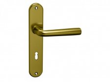 Kování interiérové VITO klika/klika 72 mm klíč bronzový elox F4