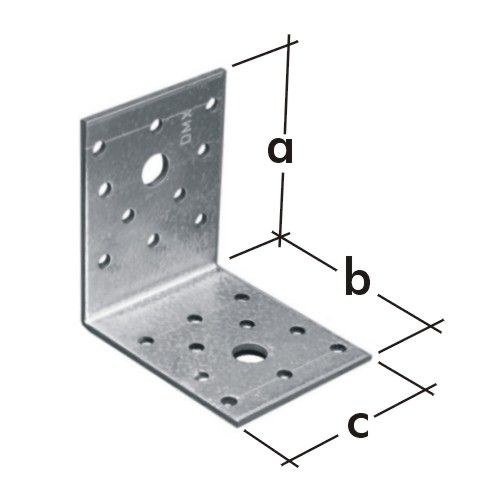 Úhelník spojovací KL2 70x70x55mm Úhelník spojovací KL2 70x70x55mm - Vybavení pro dům a domácnost Kování spojovací Úhelníky, rohovníky