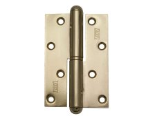 Závěs dveřní 120 L rovný kompletní závěs, levý, pomosaz lesklá