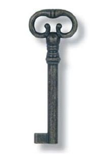 Klíč LYRE bronz 14.10.171 - Vložky,zámky,klíče,frézky Klíče odlitky Klíče odlitky ostatní
