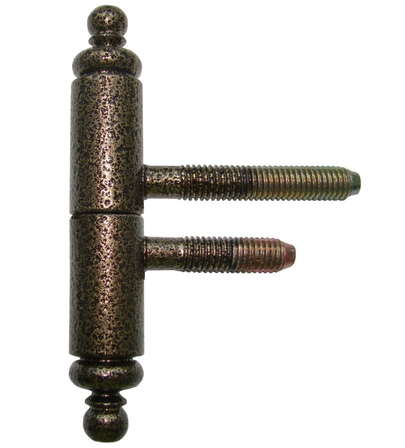 Závěs dveřní 60 UR27 kompletní závěs, pravo-levý, lak antika - Kliky, okenní a dveřní kování, panty Závěsy (panty) Závěsy dveřní