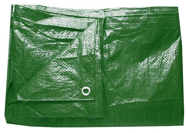 Plachta zakrývací 3x5 m 200 g/m2 PE zelená - Zednické nářadí, zahrada, nádoby Obaly, plachty, folie, pytle