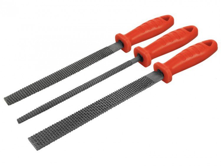 Rašple sada 3ks, 250mm Rašple sada 3ks, 250mm - Nářadí ruční a elektrické, měřidla Nářadí ruční Pilníky, rašple, dláta, hoblíky