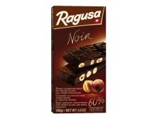 Čokoláda hořká s pralinkovou náplní a lískovými oříšky 100 g Ragusa