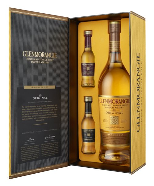 Glenmorangie Pioneer C6 Original 0,70+2mini (LS.QR) - Whisky, destiláty, likéry Whisky