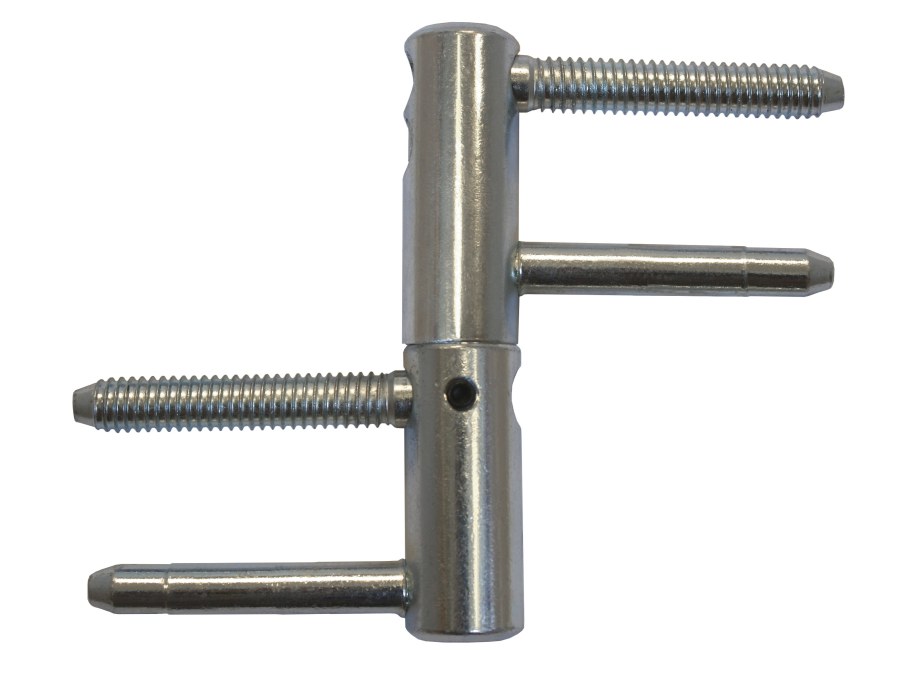 Závěs dveřní TRIO 20 DZ PH BZ kompletní závěs, pravo-levý, zinek modrý, protipožární - Kliky, okenní a dveřní kování, panty Závěsy (panty) Závěsy dveřní