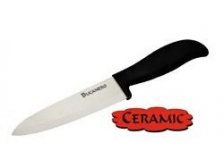Nůž CERAMIC loupací 15cm, bílá keramika, barevná rukojeť