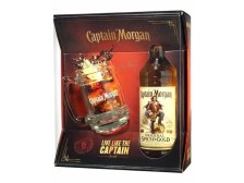 Captain Morgan Spic. gold 40% 0,7l + korbel