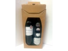Krabice na víno (2 lahve) 148 x 74 x 329 mm 1.21E