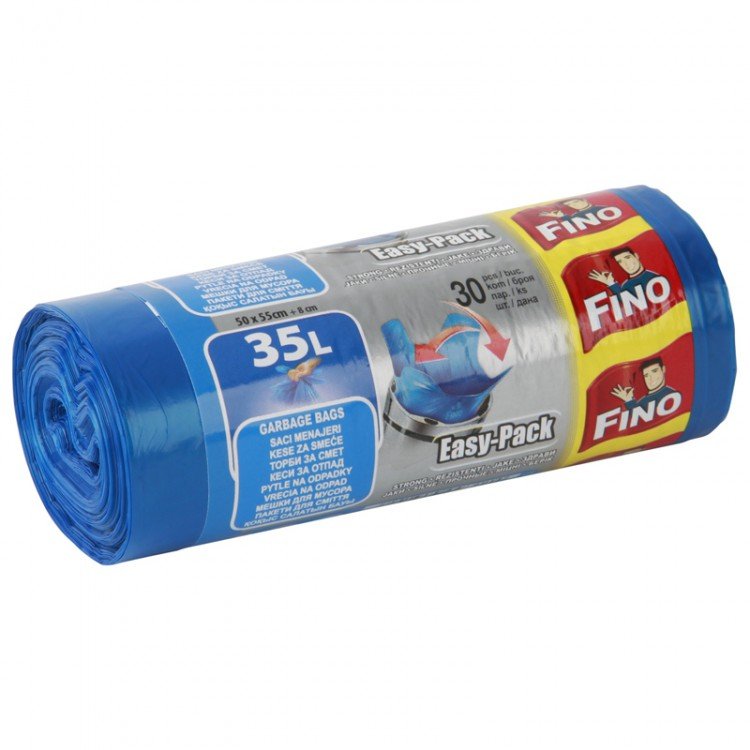 Pytle na odpad 35l/30ks pevné s uchy Fino Garbage Bags Pytle na odpad 35l/30ks pevné s uchy Fino Garbage Bags - Domácnost a úklid úklidové pomůcky a prostředky