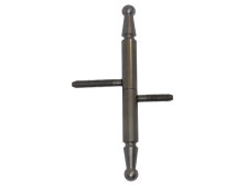 Závěs dveřní 15 x 100 UR01 kompletní závěs, pravo-levý, bez povrchové úpravy