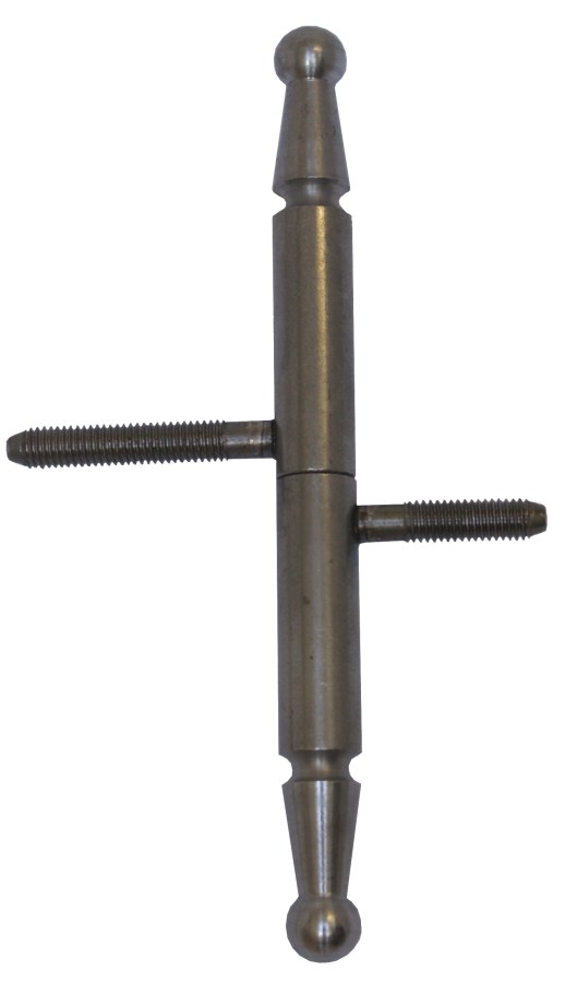 Závěs dveřní 15 x 100 UR01 kompletní závěs, pravo-levý, bez povrchové úpravy - Kliky, okenní a dveřní kování, panty Závěsy (panty) Závěsy dveřní