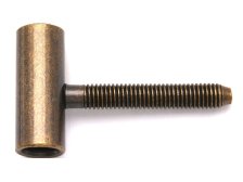 Závěs dveřní 80/10 VD M8 vrchní díl, pravo-levý, stará mosaz