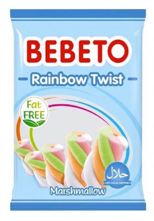 Marshmallow Twist 60g Bebeto - Delikatesy, dárky Čokolády, bonbony, sladkosti