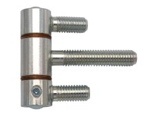 Závěs dveřní třídílný 18 x 55 CL 3 x M10 kompletní závěs, pravo-levý, zinek modrý