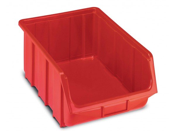 Box plastový Ecobox 115 červený 333 x 505 x 187 mm - Vybavení pro dům a domácnost Schránky, pokladny, skříňky Bedny, boxy ukládací, skříňky