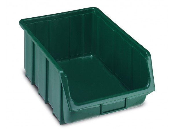 Box plastový Ecobox 115 zelený 333 x 505 x 187 mm