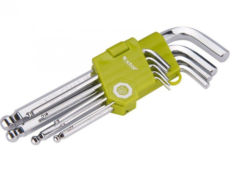 Klíč-L imbus 1,5-10 mm sada 9ks - Nářadí ruční a elektrické, měřidla Nářadí ruční Klíče, hlavice nástrčné