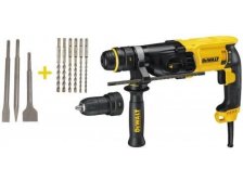 Kladivo SDS+, 26 mm, 2 kg + sekáče a vrtáky DEWALT