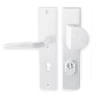 Kování bezpečnostní ATLAS PLUS klika/madlo 90 mm vložka bílá - Kliky, okenní a dveřní kování, panty Kování dveřní Kování dveřní bezpečnostní