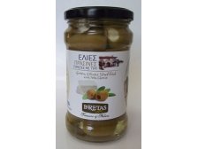 Olivy zelené v oleji plněné sýrem Feta+Myzithra bez pecky 290g
