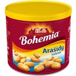 Arašídy pražené solené 135g plech Bohemia Arašídy pražené solené 135g plech Bohemia - Delikatesy, dárky Delikatesy