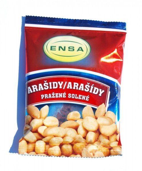 Arašídy pražené solené 100g Ensa Arašídy pražené solené 100g Ensa - Delikatesy, dárky Delikatesy