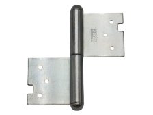 Závěs dveřní 100 L kompletní závěs, levý, zinek modrý