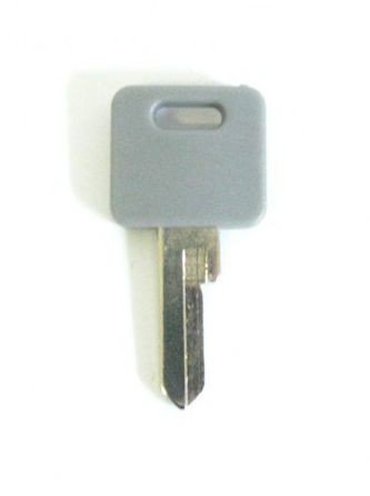 Klíč 2402.40 šedý - Vložky,zámky,klíče,frézky Zámky nábytkové, schránkové, na sklo