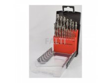 Vrtáky kobalt sd 19 dílná 1-10 po 0,5 mm HSSCo5%, DIN338RN, E7, GRIPBOX