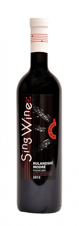Víno Rulandské modré 2015 PS suché, 0,75 l č. š. 30-15