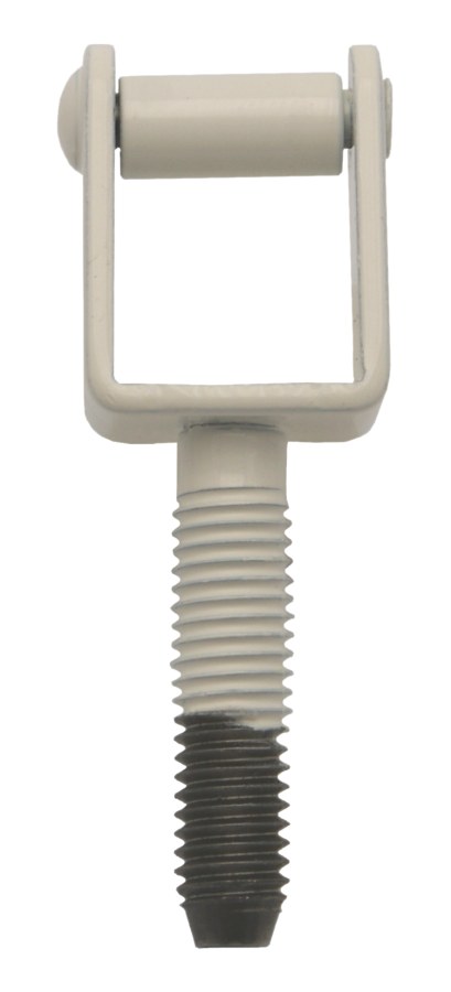 Skoba okenní k zašroubování M8 x 34,5 lak bílý RAL9010 Skoba okenní k zašroubování M8 x 34,5 lak bílý RAL9010 - Kliky, okenní a dveřní kování, panty Kování okenní Obrtlíky, skoby, okenní přísl.