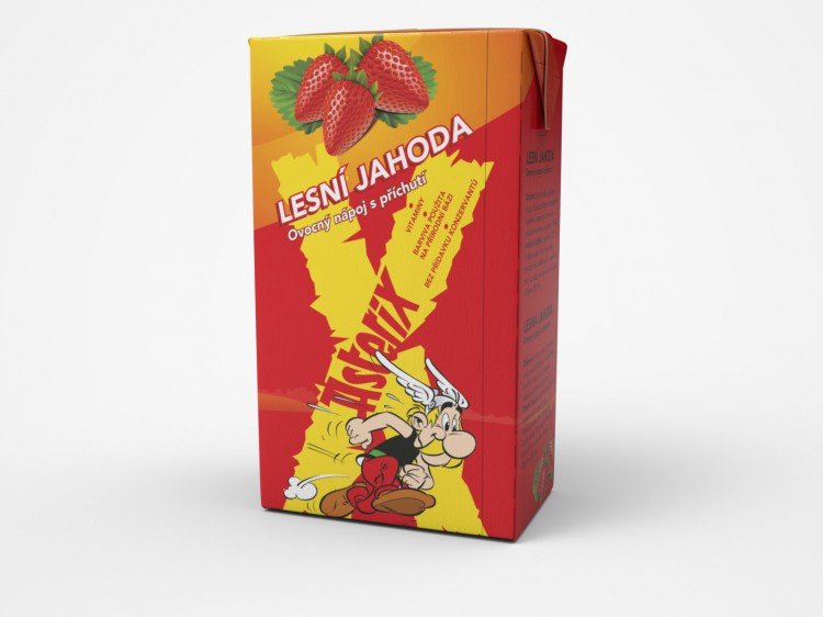 Asterix lesní jahoda 250ml tetrapack (OR1185) Asterix lesní jahoda 250ml tetrapack (OR1185) - Delikatesy, dárky Marmelády, sirupy, ostatní