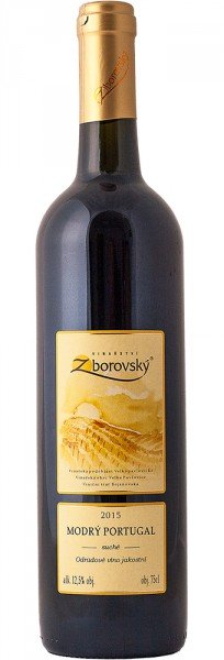 Víno Modrý Portugal jak. 2015 0,75l suché č.š. 7015