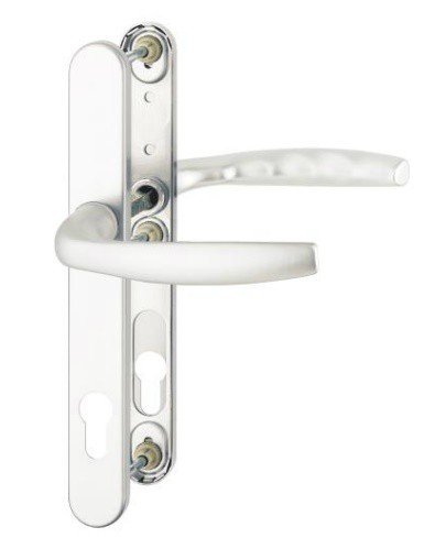 Kování bezpečnostní NEW YORK klika/klika 92 mm vložka stříbrný elox F1 TS 72-77 mm - Kliky, okenní a dveřní kování, panty Kování dveřní Kování dveřní mezip. hliník, bez PÚ