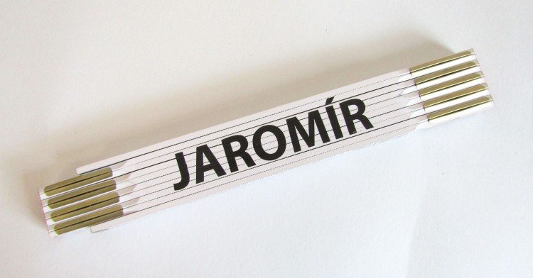 Metr skládací 2 m JAROMÍR (PROFI, bílý, dřevěný) - Nářadí ruční a elektrické, měřidla Měřidla Metry skládací