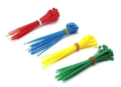 Pásky vázací 150 x 2,5 mm sada 100 ks barevné - Nářadí ruční a elektrické, měřidla Nářadí elektrikářské a příslušenství Příslušenství elektrikářské