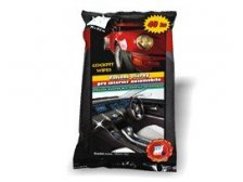 Ubrousky vlhčené čistící AUTO, 40 ks, 20 x 12 cm DOPRODEJ