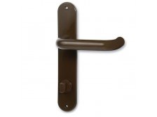 Kování interiérové Standard HOLAR klika/klika 72 mm WC černá