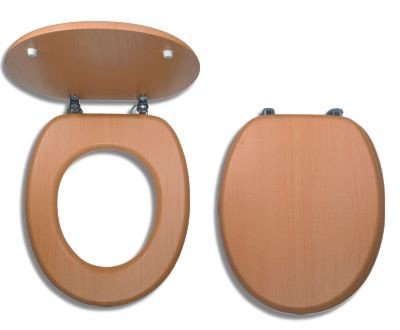 Sedátko dýhované dřevo WC/BUK