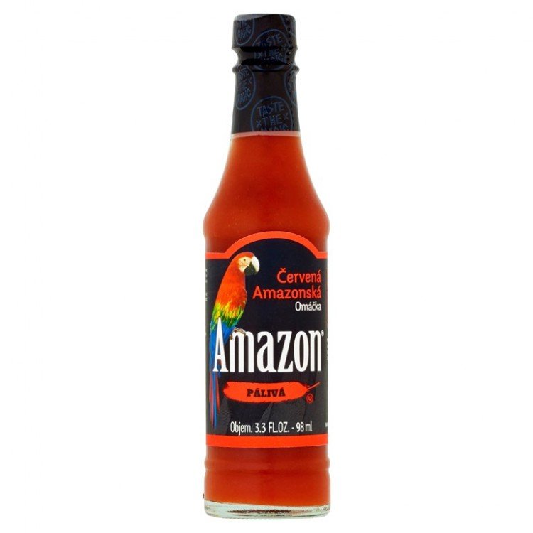 Amazon červená amazonská omáčka 98ml Amazon červená amazonská omáčka 98ml - Delikatesy, dárky Delikatesy