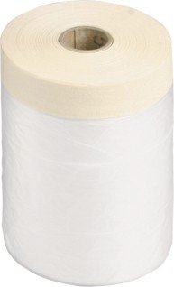 Fólie CQ s papírovou lepící páskou 55 cmx33 m - Zednické nářadí, zahrada, nádoby Obaly, plachty, folie, pytle